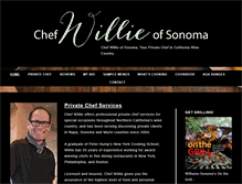 Tablet Screenshot of chefwillie.com